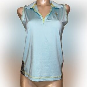 Magnolia lane Masters women’s shirt Small 4 6 Top golf sleeveless athletic Polo